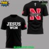 Nebraska Huskers Jesus Won 2026 T-Shirt 1 Nebraska Huskers Jesus Won 2026 T Shirt 2