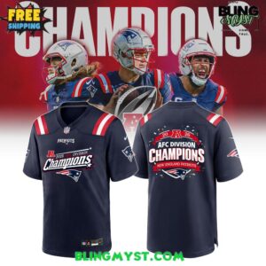 New England Patriots AFC Division Champions 2026 Fan Football Jersey