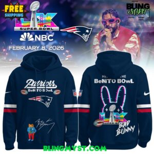 New England Patriots x Bad Bunny Super Bowl LX – 2026 NFL Hoodie