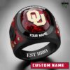 Oklahoma Sooners Diamond Personalized Engraved Rings 1 Oklahoma Sooners Diamond Personalized Engraved Rings 2