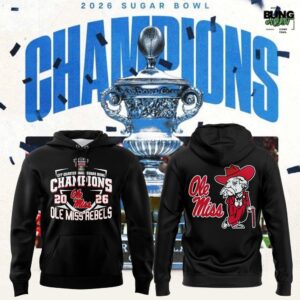 Ole Miss Rebels 2026 Sugar Bowl Champions Hoodie