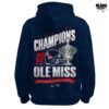 Ole Miss Rebels 2026 Rose Bowl Champions Hoodie 9