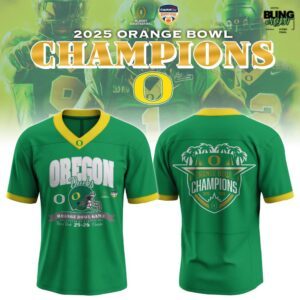 Oregon Ducks 2025-26 Orange Bowl Champions Football Jersey