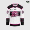 Orlando Solar Bears Pink Whitney Hockey Jersey 2