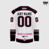 Orlando Solar Bears Pink Whitney Hockey Jersey 3