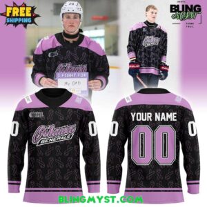 Oshawa Generals Fight Cancer 2026 Hockey Jersey