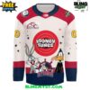Peoria Rivermen Looney Tunes Night At Rink Edition Hockey Jersey 1 Peoria Rivermen Looney Tunes Night At Rink Edition Hockey Jersey 2