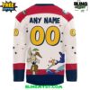 Peoria Rivermen Looney Tunes Night At Rink Edition Hockey Jersey 2 Peoria Rivermen Looney Tunes Night At Rink Edition Hockey Jersey 3