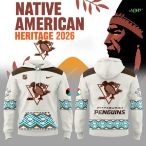 Pittsburgh Penguins Native American Heritage Night 2026 Hoodie
