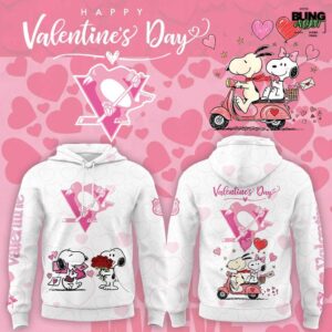 Pittsburgh Penguins Peanuts Happy Valentine Day 2026 Hoodie