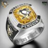 Pittsburgh Penguins Stanley Cup Champions Diamond Engraved Rings
