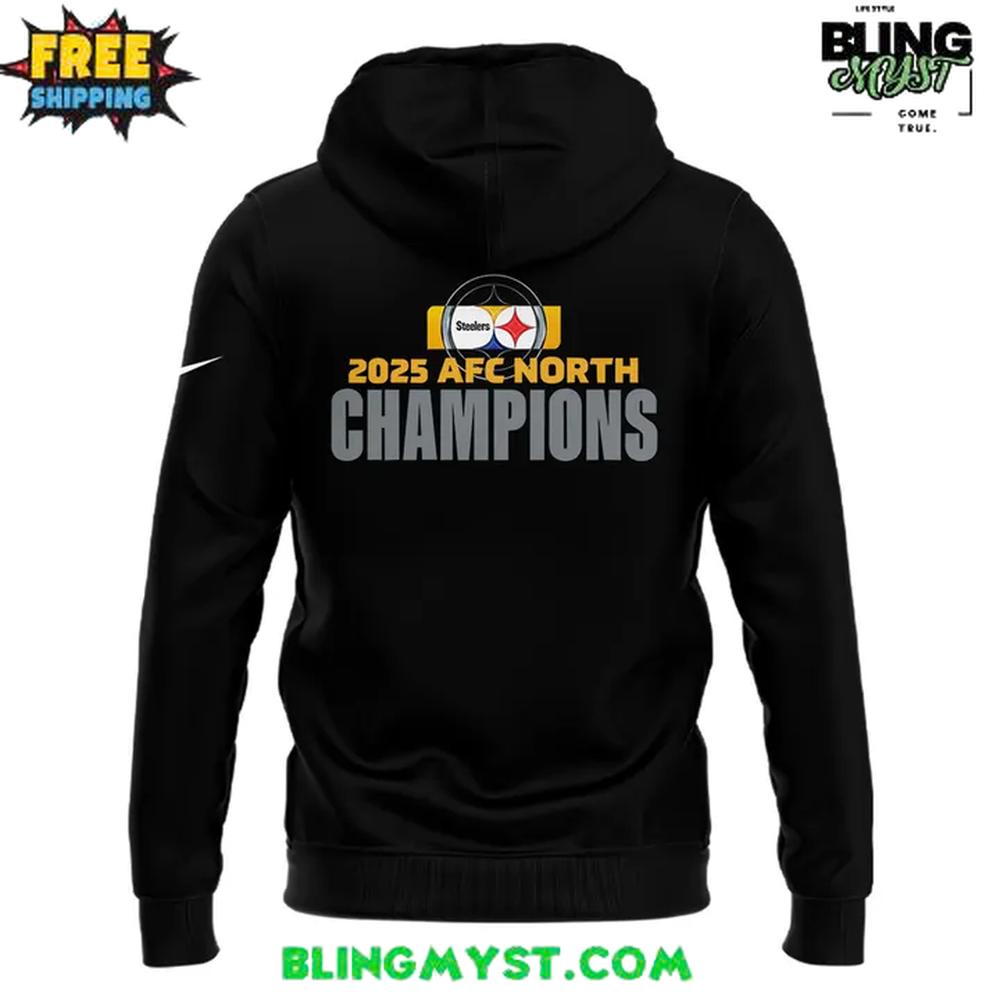 Pittsburgh Steelers 2025 AFC North Division Champions Been There Won That Hoodie Pittsburgh Steelers 2025 AFC North Division Champions Been There Won That Hoodie
