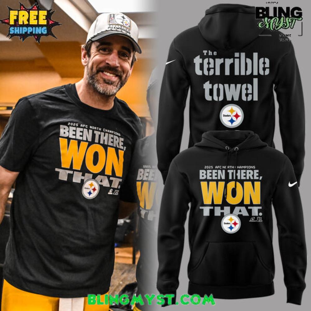 Pittsburgh Steelers 2025 AFC North Division Champions Been There Won That Hoodie Pittsburgh Steelers 2025 AFC North Division Champions Been There Won That Hoodie
