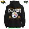 Pittsburgh Steelers 2025 AFC North Division Champions Edition NFL Hoodie 2 Pittsburgh Steelers 2025 AFC North Division Champions Edition NFL Hoodie 3