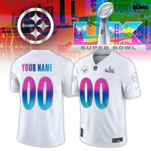 Pittsburgh Steelers Super Bowl LX White Vapor F.U.S.E. Limited Football Jersey