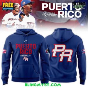 Puerto Rico National 2026 World Baseball Classic Special Edition Hoodie
