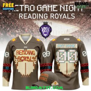 Reading Royals 2026 Retro Game Night Hockey Jersey