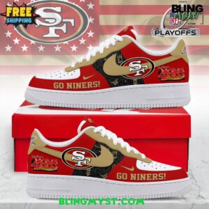 San Francisco 49ers Go Niners NFL Playoffs 2026 Limited Air Force 1