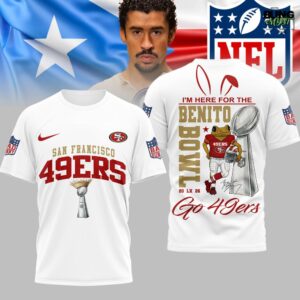 San Francisco 49ers NFL Benito Bowl 2026 Super Bowl T-Shirt
