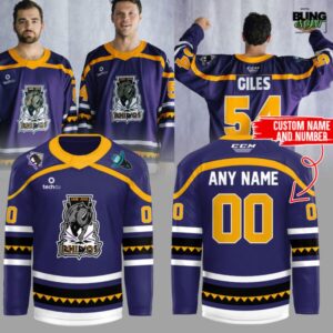 San Jose Rhinos “Back Since 1999” Limited Hockey Jersey