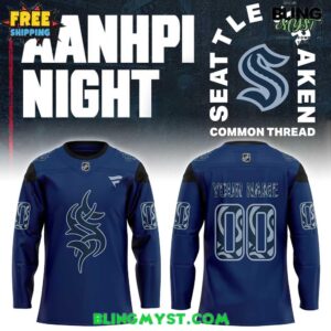 Seattle Kraken 2026 AANHPI Night Limited Edition Hockey Jersey