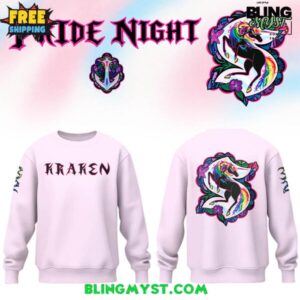 Seattle Kraken Pride Night 2026 Pink Sweatshirt