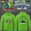 Seattle Seahawks 2025 NFC West Champions Fan Art Hoodie 2