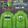 Seattle Seahawks 2025 NFC West Champions Fan Art Hoodie 4