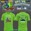 Seattle Seahawks 2025 NFC West Champions Fan Art T Shirt 1