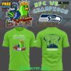 Seattle Seahawks 2025 NFC West Champions Fan Art T Shirt 2