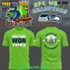 Seattle Seahawks 2025 NFC West Champions Fan Art T Shirt 5