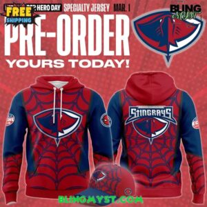 South Carolina Stingrays Marvel Super Hero Day 2026 Hoodie