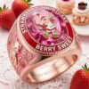 Strawberry Shortcake Berry Sweet Diamond Engraved Rings