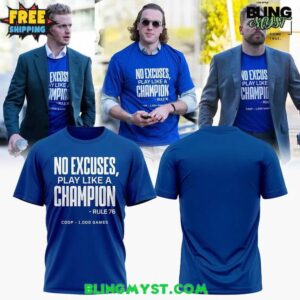 Tampa Bay Lightning No Excuses Play Like A Champion 2026 T-Shirt