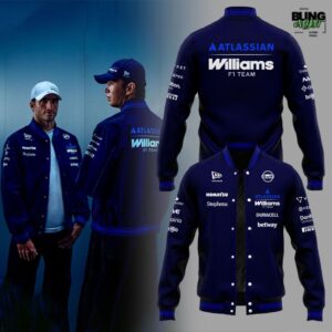 The Brand New Atlassian Williams F1 Team x New Era 2026 Varsity Jacket