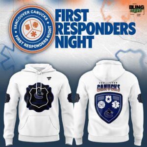 Vancouver Canucks First Responders Night 2026 Hoodie