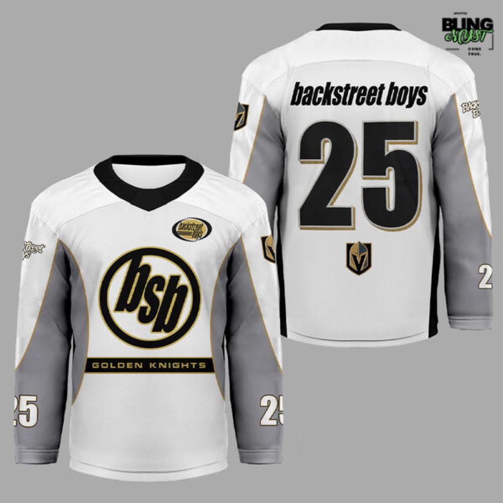 Vegas Golden Knights x Backstreet Boys Special Edition Hockey Jersey Vegas Golden Knights x Backstreet Boys Special Edition Hockey Jersey