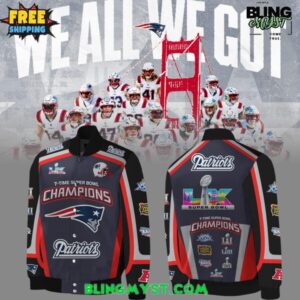2026 New England Patriots Super Bowl LX Champions NFL Jacket