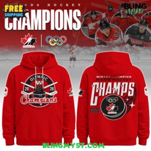 Canada Hockey Milano-Cortina Olympics Champions 2026 Hoodie