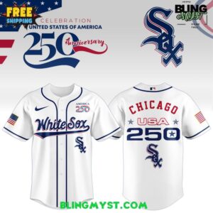 Chicago White Sox 250th USA Of American Baseball Jersey