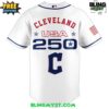 Cleveland Guardians 250th USA Of American Baseball Jersey 2 Cleveland Guardians 250th USA Of American Baseball Jersey 3