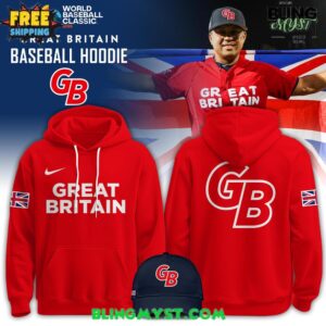 Great Britain National World Baseball Classic 2026 Hoodie