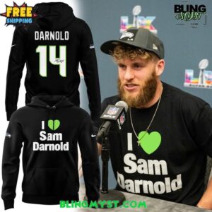 I Love Sam Darnold Seattle Seahawks Hoodie