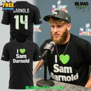 I Love Sam Darnold Seattle Seahawks T-Shirt