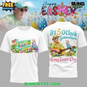 Jimmy Buffett Happy Easter Day 2026 T-Shirt