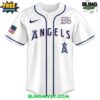 Los Angeles Angels 250th USA Of American Baseball Jersey 1 Los Angeles Angels 250th USA Of American Baseball Jersey 2