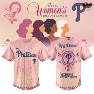 Los Angeles Dodgers Happy Women’s History Month 2026 Baseball Jersey