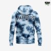 NFL New England Patriots Blue Tie-Dye Pullover Hoodie 2 NFL New England Patriots Blue Tie Dye Pullover Hoodie 3
