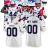 New England Patriots Nike White Super Bowl LX Game Football Jersey 2