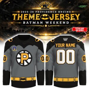 Providence Bruins x Batman Weekend 2026 Limited Hockey Jersey